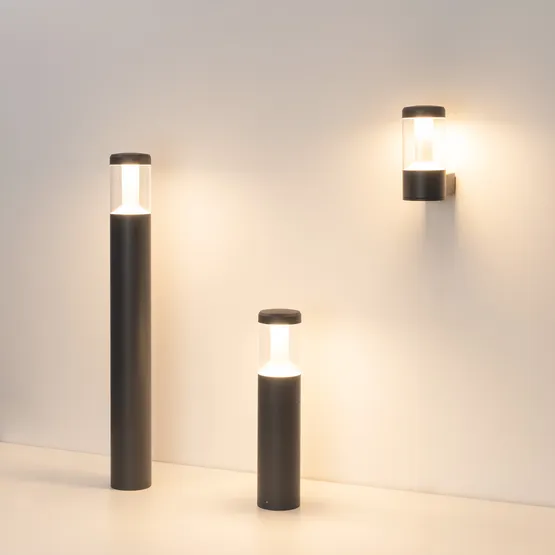 Фото #2 товара Светильник LGD-STEM-WALL-10W Warm3000 (GR, 185 deg, 230V) (Arlight, IP65 Металл, 3 года)