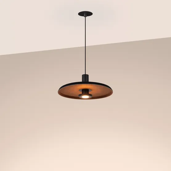 Фото #3 товара Светильник SP-KOTARO-R350-12W Warm2700 (BK-CF, 36 deg, 230V, TRIAC) (Arlight, IP20 Фетр, 3 года)