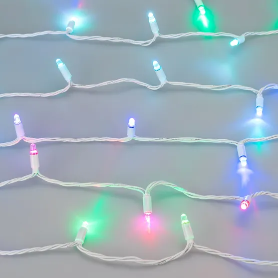 Фото #2 товара Светодиодная гирлянда ARD-STRING-CLASSIC-15000-WHITE-100LED-LIVE RGB-SPI (12V, 53W) (Ardecoled, IP65, 1 год)