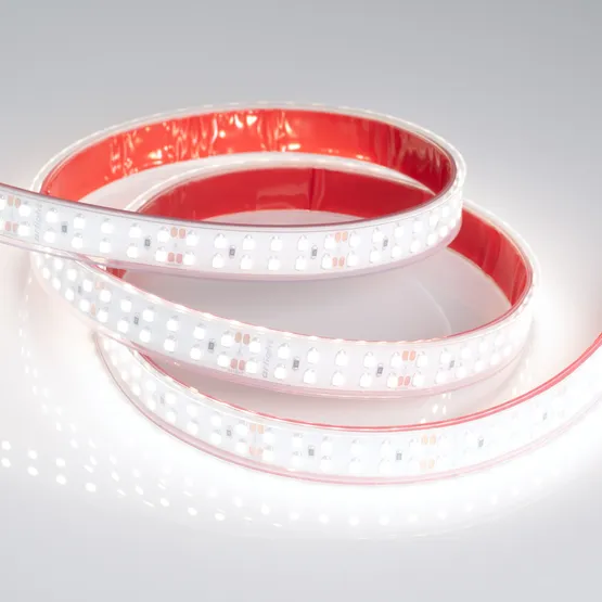 Фото #3 товара Светодиодная лента RTW 2-5000P 24V White6000 2x2 (3528, 1200 LED, LUX) (Arlight, 19.2 Вт/м, IP66)