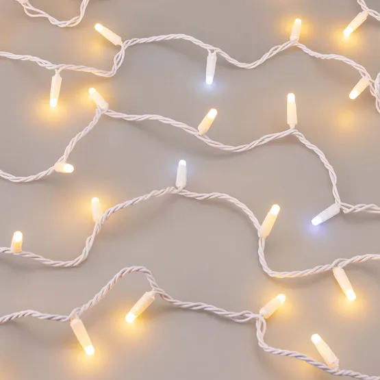 Фото #3 товара Светодиодная гирлянда ARD-STRING-CLASSIC-10000-WHITE-100LED-MILK-FLASH Warm (230V, 7W) (Ardecoled, IP65, 1 год)