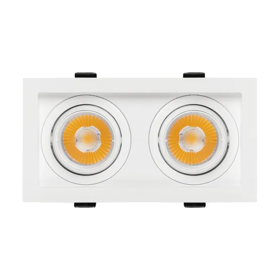 Фото #6 товара Светильник MS-VORTEX-BUILT-S170x90-2x12W Day4000 (WH-WH, 20 deg, 230V) (Arlight, IP20 Металл, 5 лет)