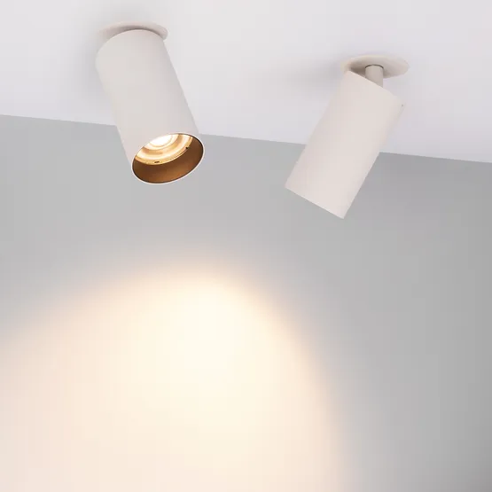 Фото #3 товара Светильник SP-GABI-BUILT-FLAP-R60-12W Warm3000 (WH, 36 deg, 230V) (Arlight, IP40 Металл, 5 лет)