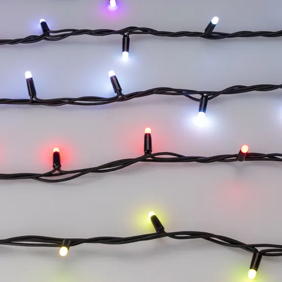 Фото #2 товара Светодиодная гирлянда ARD-STRING-PRO-10000-BLACK-95LED-MILK-LIVE RGBW-DMX (24V, 10W) (Ardecoled, IP65, 2 года)