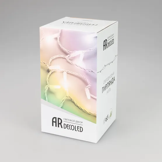 Фото #12 товара Светодиодная гирлянда ARD-STRING-CLASSIC-20000-WHITE-200LED-MILK-SYNC RGB (230V, 13W) (Ardecoled, IP65, 1 год)