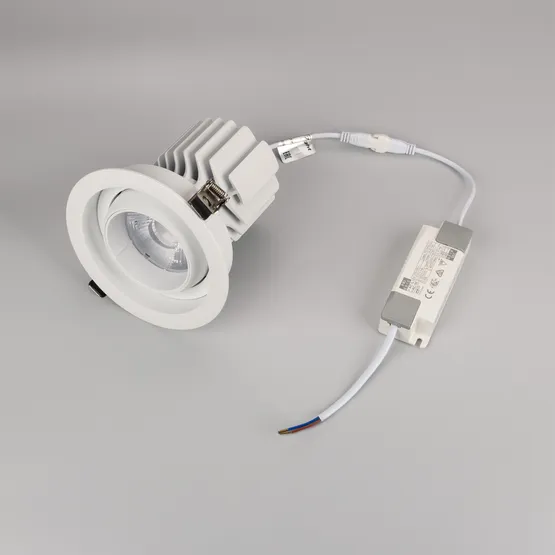 Фото #5 товара Светильник MS-VORTEX-BUILT-R135-30W Warm3000 (WH-WH, 17 deg, 230V) (Arlight, IP20 Металл, 5 лет)