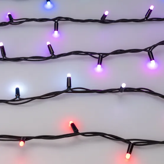 Фото #7 товара Светодиодная гирлянда ARD-STRING-PRO-10000-BLACK-95LED-MILK-LIVE RGBW-DMX (24V, 10W) (Ardecoled, IP65, 2 года)