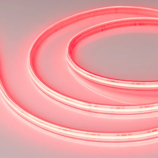 Фото #2 товара Светодиодная лента COB-5000PS-CSP-544-24V Red (10mm, 11.5W, IP67) (Arlight, -)