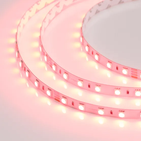 Фото #4 товара Светодиодная лента RT 2-5000-50m 24V RGB 2x (5060, 60 LED/m, LUX) (Arlight, 14.4 Вт/м, IP20)