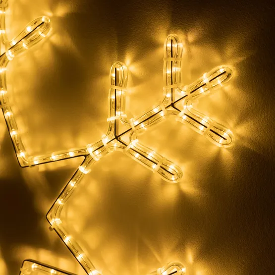 Фото #3 товара Фигура светодиодная ARD-SNOWFLAKE-M4-750x750-324LED Warm (230V, 18W) (Ardecoled, IP65, 1 год)