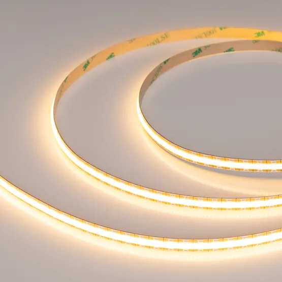 Фото #4 товара Светодиодная лента COB-X528-8mm 12V Warm2700 (11 W/m, IP20, CSP, 5m) (Arlight, -)