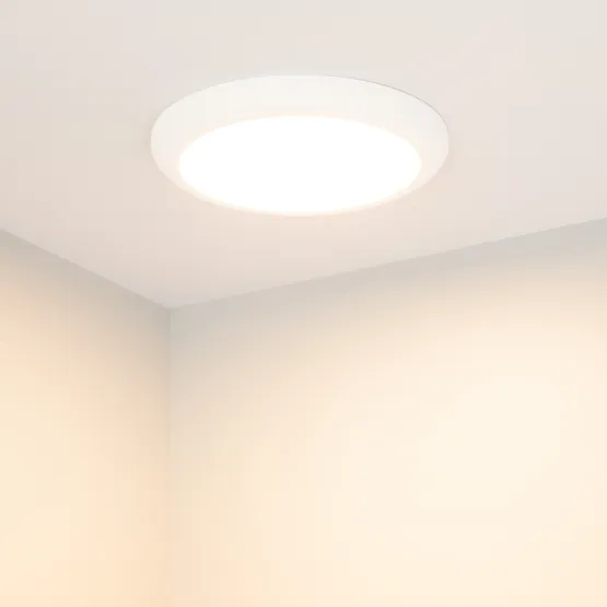 Фото #5 товара Светильник CL-FIOKK-R220-18W Day4000-MIX (WH, 120 deg, 230V) (Arlight, IP44 Пластик, 3 года)
