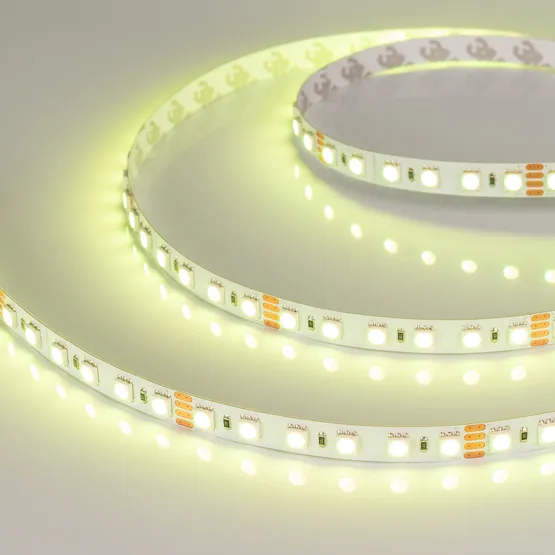 Фото #7 товара Светодиодная лента RT-B84-10mm 24V RGB (21 W/m, IP20, 5060, 5m) (Arlight, Открытый)