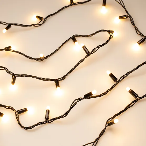 Фото #2 товара Светодиодная гирлянда ARD-STRING-CLASSIC-10000-BLACK-100LED-MILK-STD Warm (230V, 7W) (Ardecoled, IP65, 1 год)