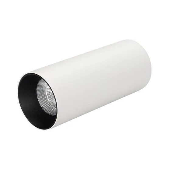Фото #1 товара Светильник SP-POLO-SURFACE-R65-8W White5000 (WH-BK, 40 deg) (Arlight, IP20 Металл, 3 года)