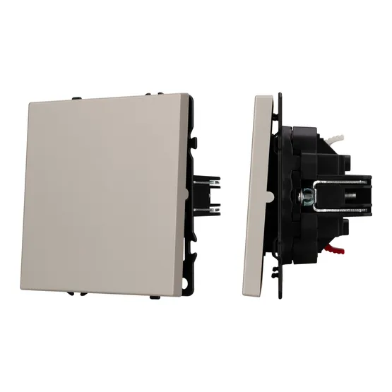 Фото #1 товара ARL NOBE Выключатель звонковый 1 кл софт-тач кашемир SWT-MKR1-SFPL-CA (250V, 10A) (Arlight, -)