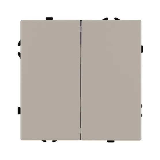 Фото #4 товара ARL NOBE Выключатель звонковый 2 кл софт-тач кашемир SWT-MKR2-SFPL-CA (250V, 10A) (Arlight, -)