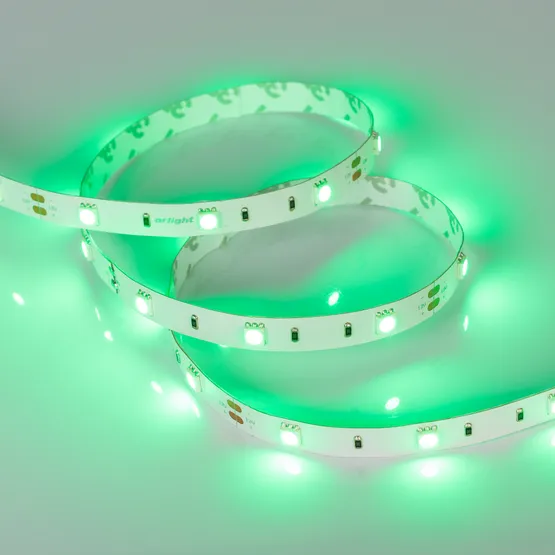Фото #2 товара Светодиодная лента RT 2-5000 12V Green (5060, 150 LED, LUX) (Arlight, 7.2 Вт/м, IP20)