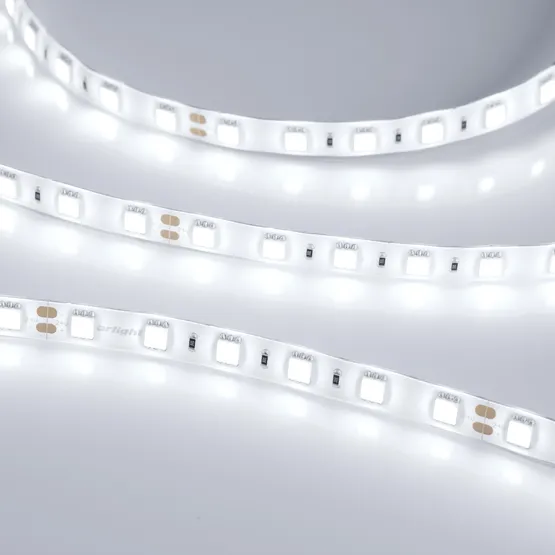 Фото #4 товара Светодиодная лента RTW 2-5000SE 24V White 2x (5060, 300 LED, LUX) (Arlight, 14.4 Вт/м, IP65)