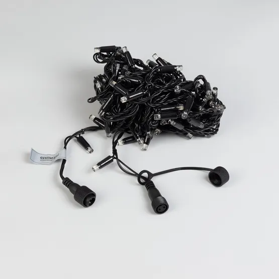Фото #2 товара Светодиодная гирлянда ARD-STRING-CLASSIC-10000-BLACK-100LED-FLASH PINK (230V, 7W) (Ardecoled, IP65, 1 год)