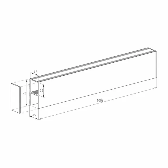 Фото #4 товара Трек MAG-TRACK-4592-1000 (WH) (Arlight, IP20 Металл, 3 года)