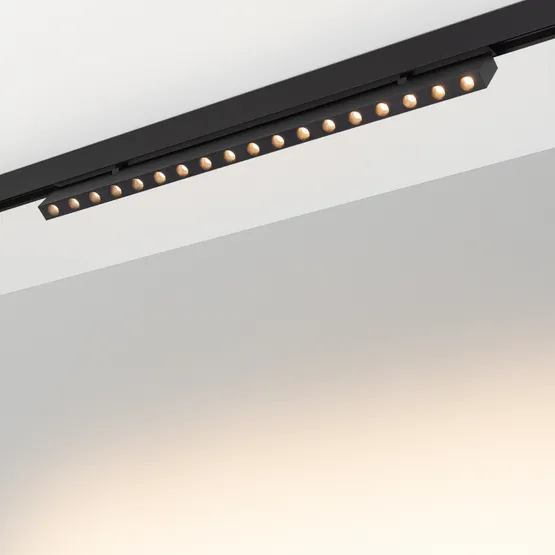 Фото #2 товара Светильник MAG-DOTS-FOLD-25-S600-18W Warm3000 (BK, 30 deg, 24V) (Arlight, IP20 Металл, 5 лет)