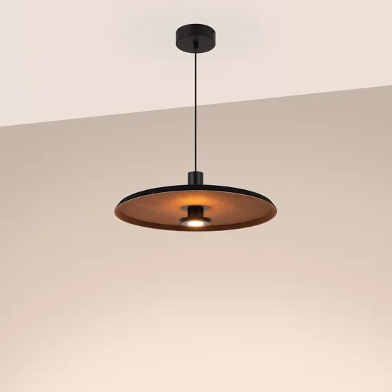 Фото #3 товара Светильник SP-KOTARO-R450-12W Warm2700 (BK-CF, 36 deg, 230V, TRIAC) (Arlight, IP20 Фетр, 3 года)