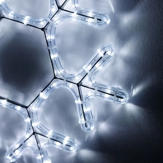 Фото #2 товара Фигура светодиодная ARD-SNOWFLAKE-M7-450x375-108LED White (230V, 6.5W) (Ardecoled, IP65, 1 год)