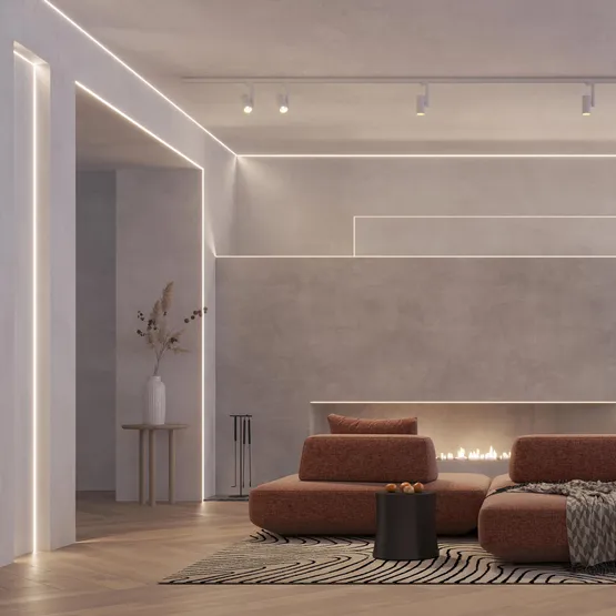 Фото #6 товара Профиль DECORE-S6-EXT-COMFORT-2000 ANOD внешний (Arlight, Алюминий)