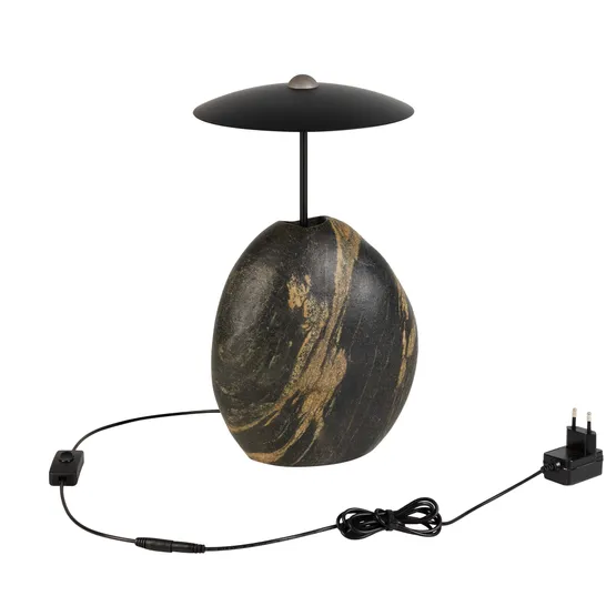Фото #2 товара Светильник SP-UMANI-TAB-S25x34-6W Warm2700 (BK, 90 deg, 230V) (Arlight, IP20 Натуральный камень, 5 лет)