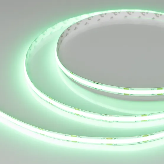 Фото #3 товара Светодиодная лента COB-5000-CSP-544-24V Green (8mm, 11.5W, IP20) (Arlight, -)