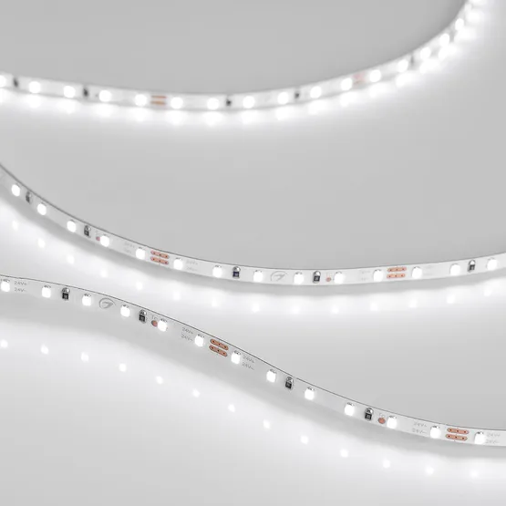 Фото #3 товара Светодиодная лента MICROLED-5000L 24V White5500 4mm (2216, 120 LED/m, LUX) (Arlight, 5.4 Вт/м, IP20)