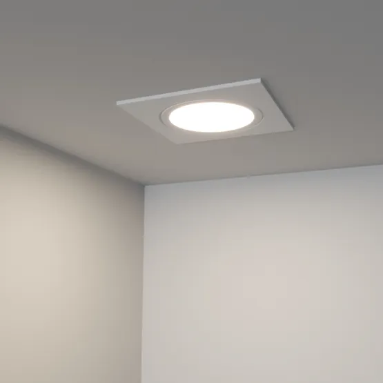 Фото #2 товара Светодиодный светильник LTM-S60x60WH-Frost 3W Warm White 110deg (Arlight, IP40 Металл, 3 года)