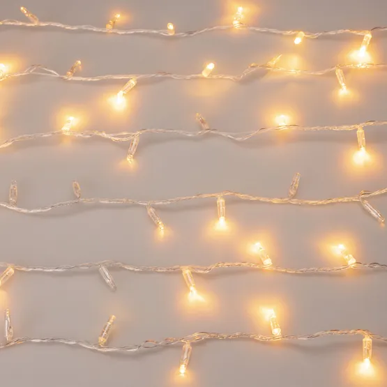 Фото #2 товара Светодиодная гирлянда ARD-STRING-CLASSIC-1000-CLEAR-100LED-PULSE Warm (230V, 7W) (Ardecoled, IP65, 1 год)