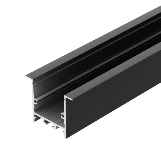 Фото #3 товара Профиль SL-LINIA49-F-2000 ANOD BLACK (Arlight, Алюминий)