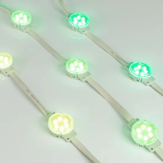 Фото #5 товара Модуль управляемый SPI-F6-D40 24V RGB-RAM-Auto (1.25W, IP68, 120 deg) (Arlight, Пластик, 3 года)