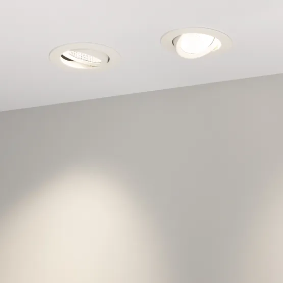 Фото #4 товара Светильник LTD-POLAR-TURN-R105-10W Day4000 (WH, 36 deg, 230V) (Arlight, IP20 Пластик, 3 года)