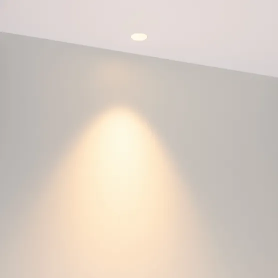 Фото #3 товара Светильник MS-INVISIO-TRIMLESS-R35-5W Warm2700 (WH-WH, 36 deg, 230V) (Arlight, IP54 Металл, 5 лет)