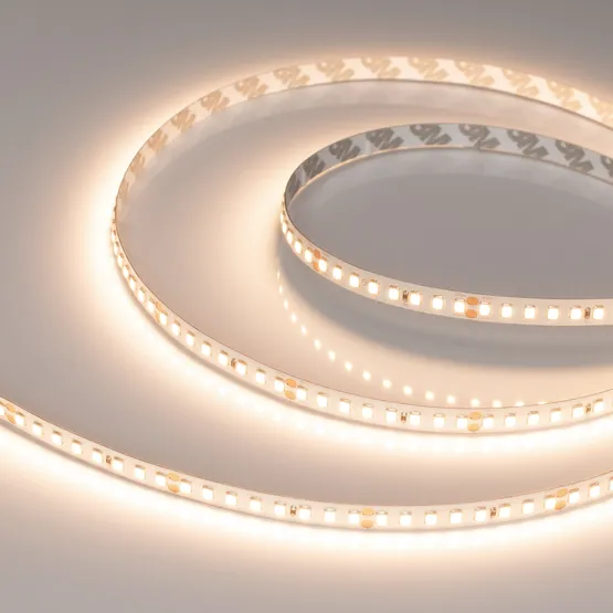 Фото #4 товара Светодиодная лента UL-A160-8mm 24V Warm3000 (12 W/m, IP20, 2835, 5m) (Arlight, 7 лет)