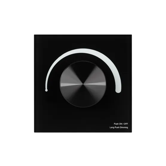 Фото #2 товара Панель SMART-P1-DIM-G-IN Black (3V, Rotary, 2.4G) (Arlight, IP20 Пластик, 5 лет)