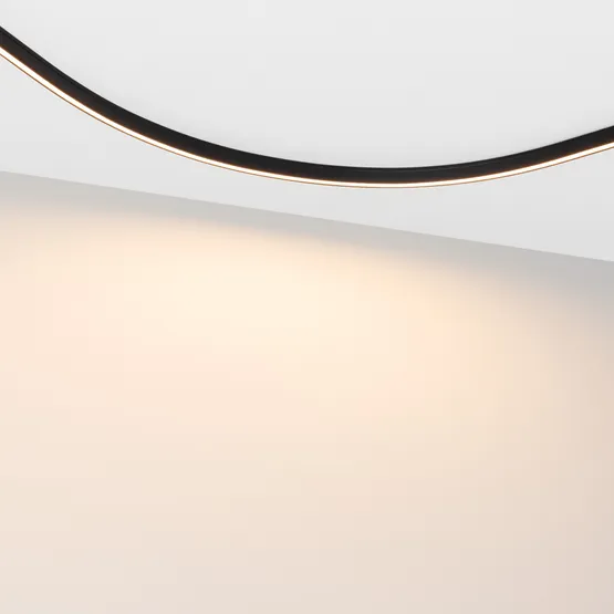 Фото #3 товара Светильник MAG-MICROCOSM-FLAT-ELASTIC-L2000-16W Warm3000 (BK, 100 deg, 24V) (Arlight, IP20 Пластик, 3 года)