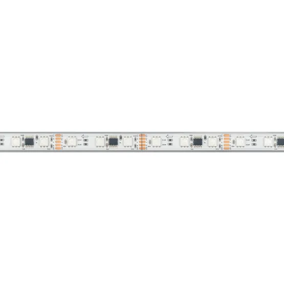 Фото #2 товара Светодиодная лента герметичная DMX-PS-B60-12mm 12V RGB-PX3 (14 W/m, IP67, 5060, 5m) (Arlight, -)