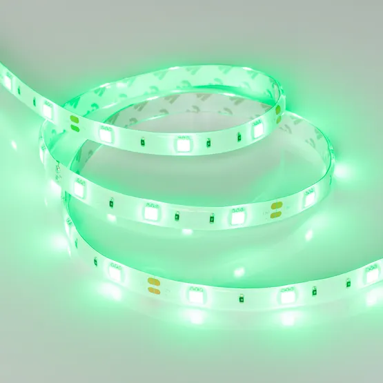 Фото #4 товара Светодиодная лента RTW 2-5000SE 12V Green (5060, 150 LED, LUX) (Arlight, 7.2 Вт/м, IP65)