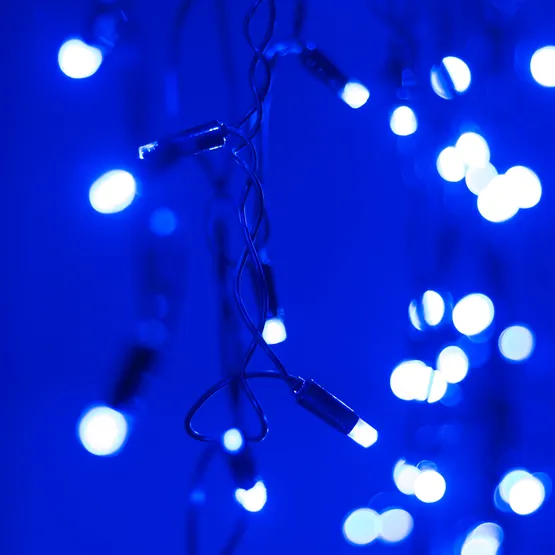 Фото #3 товара Светодиодная гирлянда ARD-EDGE-CLASSIC-2400x600-BLACK-88LED-STD BLUE (230V, 6W) (Ardecoled, IP65, 1 год)