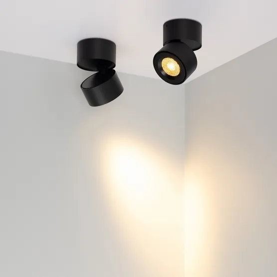 Фото #3 товара Светильник SP-POINT-SURFACE-R85-12W Warm3200-MIX (BK, 36 deg, 230V) (Arlight, IP20 Металл, 5 лет)