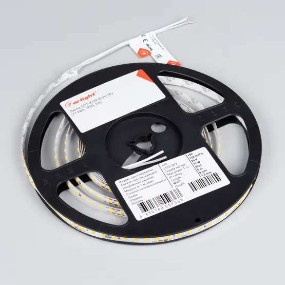Фото #3 товара Светодиодная лента DOT-X128-8mm 24V Day4000 (11 W/m, IP20, 5m) (Arlight, Открытый)