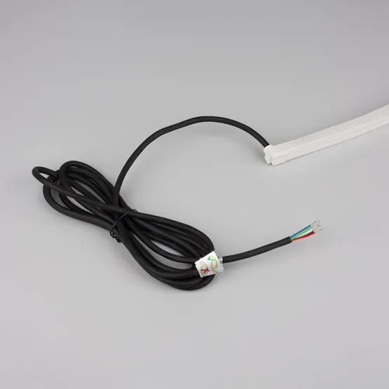Фото #5 товара Светодиодная лента герметичная NOVA-SIDE-PU-B84-12x20mm 24V RGB-Warm (15 W/m, IP68, 1m, wire x1) (Arlight, Полиуретан)