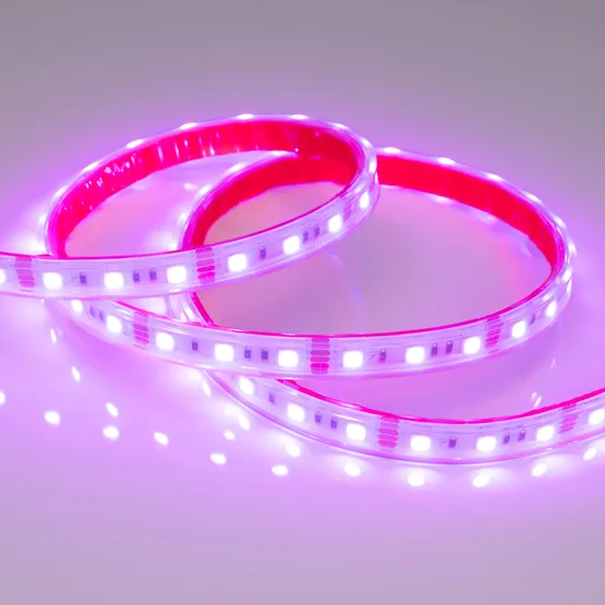 Фото #3 товара Светодиодная лента RTW 2-5000PS 12V RGB 2x (5060, 300 LED, LUX) (Arlight, 14.4 Вт/м, IP67)