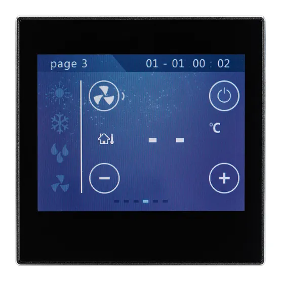 Фото #2 товара Панель Sens SR-KN3521-IN Black (KNX, MULTI) (Arlight, -)