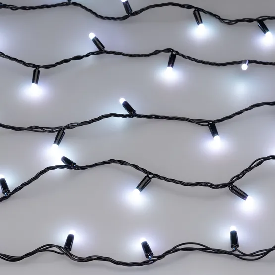Фото #5 товара Светодиодная гирлянда ARD-STRING-CLASSIC-20000-BLACK-200LED-MILK-SYNC RGB (230V, 13W) (Ardecoled, IP65, 1 год)